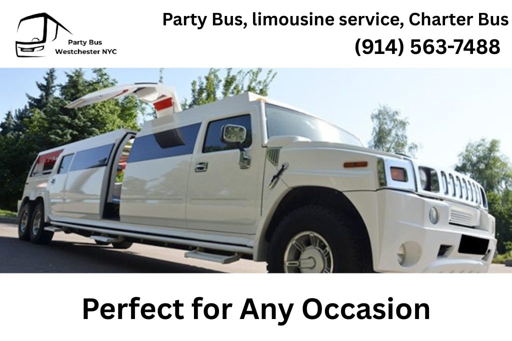 Party bus rental in Croton-on-Hudson NY for weddings, birthdays, and special occasions