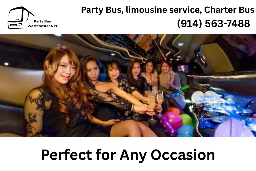 Party bus rental in Hawthorne NY for birthdays, weddings, and proms