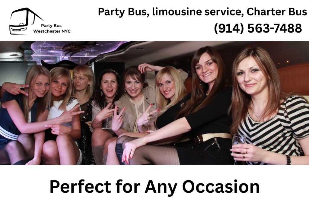 Party bus rental in Manhattan NY for birthdays, weddings, and special occasions