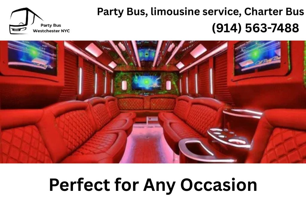 Party bus rental in Mount Kisco NY for birthdays, weddings, and celebrations