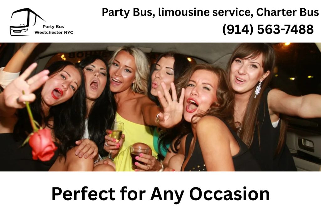 Party bus rental in Mount Vernon NY for weddings, proms, and celebrations