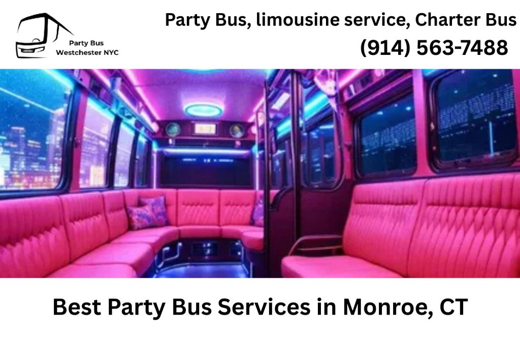 Best party bus services in Monroe CT for weddings and special events