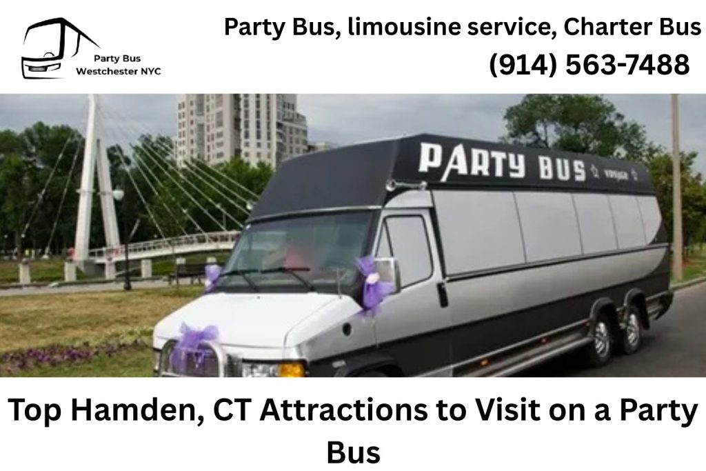 Hamden CT party bus visiting local attractions and nightlife