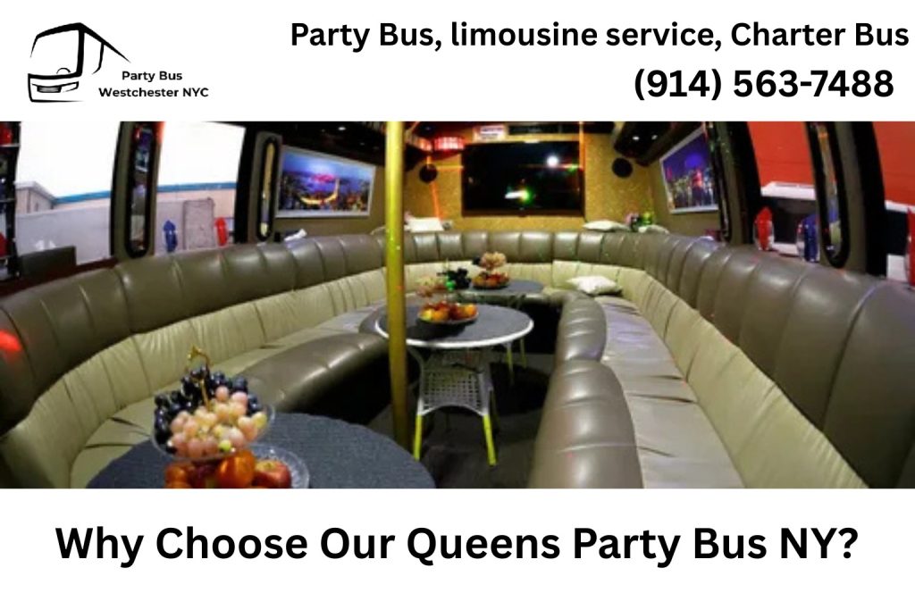 Luxury party bus rental in Queens NY