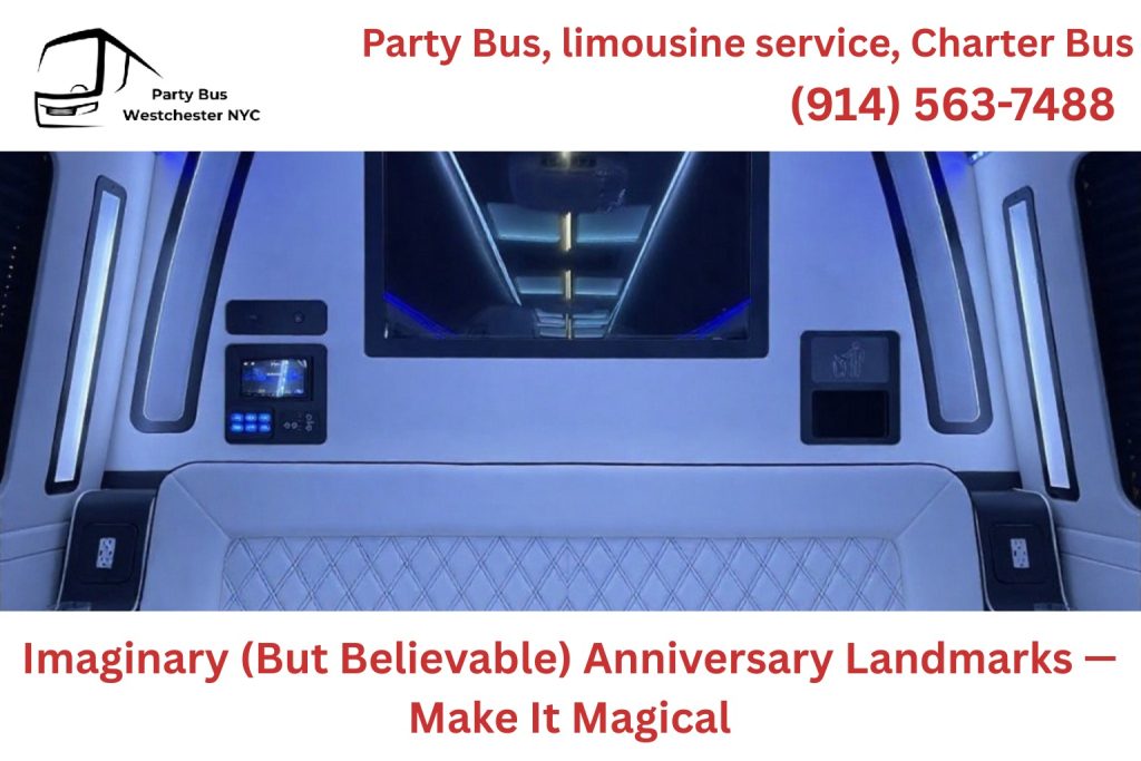 Romantic anniversary party bus tour in Westchester NY