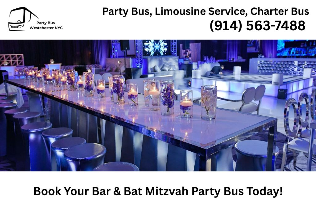 Book New Jersey Bar and Bat Mitzvah party bus today