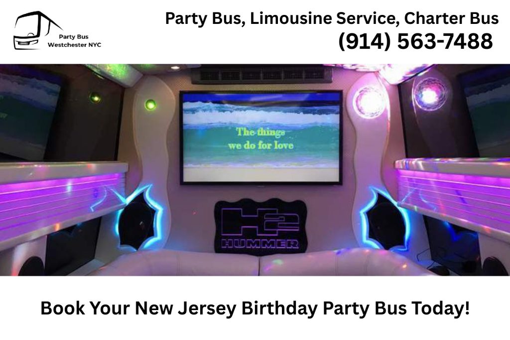 Book New Jersey birthday party bus rental today