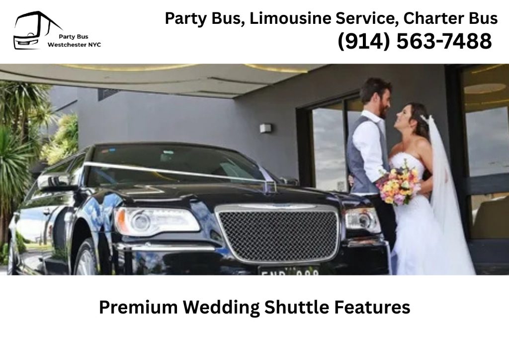 Premium wedding shuttle features in New Jersey
