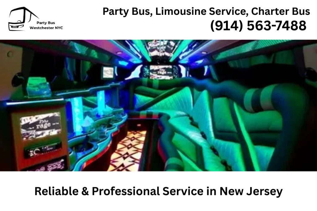 Professional concert party bus service in New Jersey