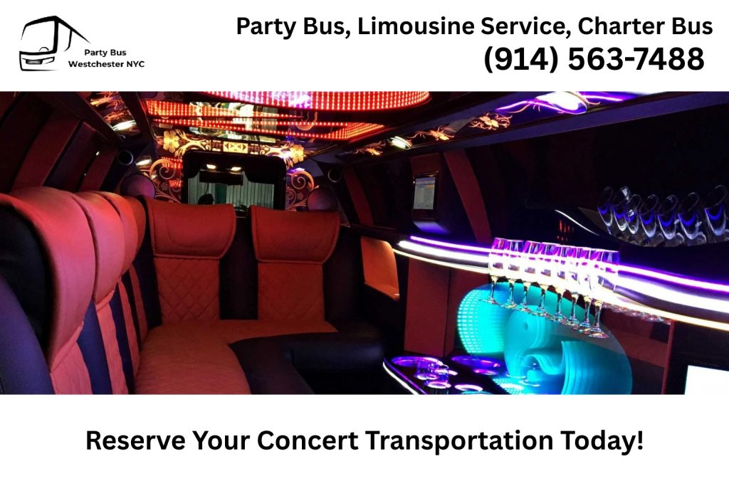 Reserve New Jersey concert party bus today