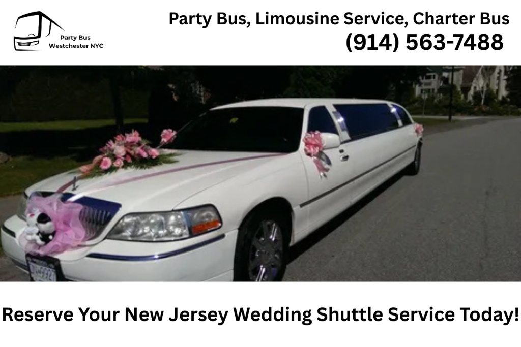 Reserve New Jersey wedding shuttle service today