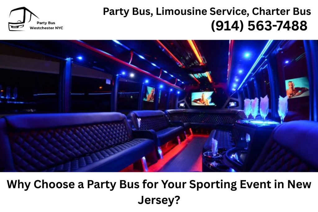 New Jersey sporting event party bus transportation