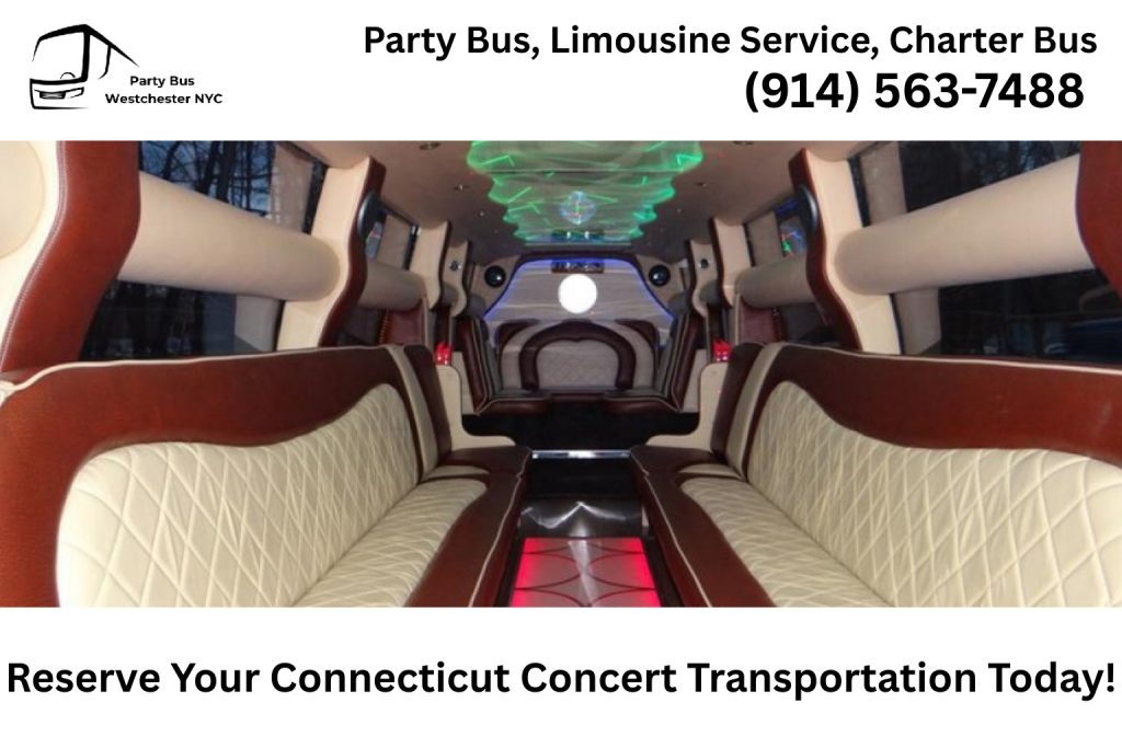 Reserve Connecticut concert party bus today