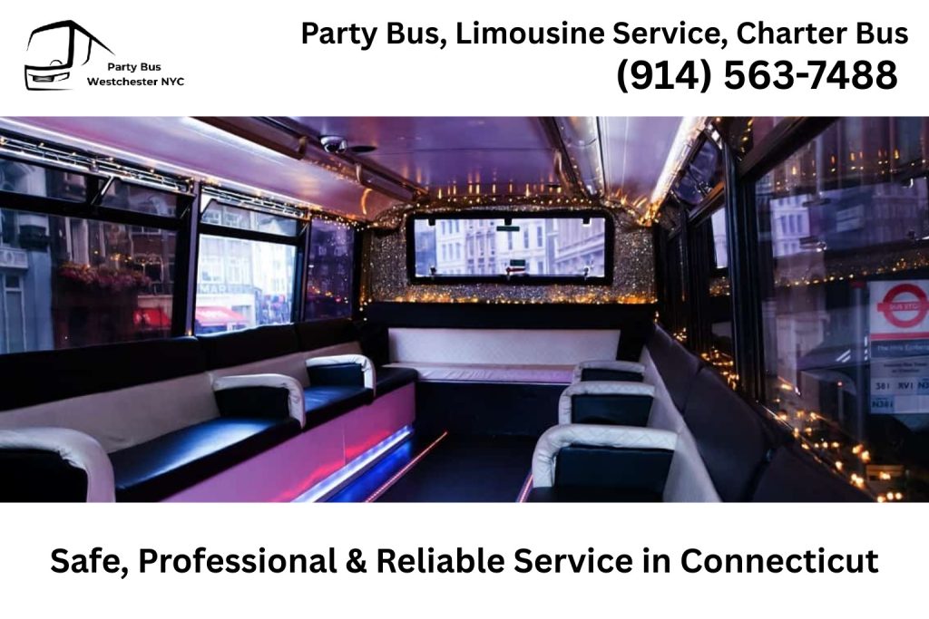 Safe and professional birthday party bus service in Connecticut