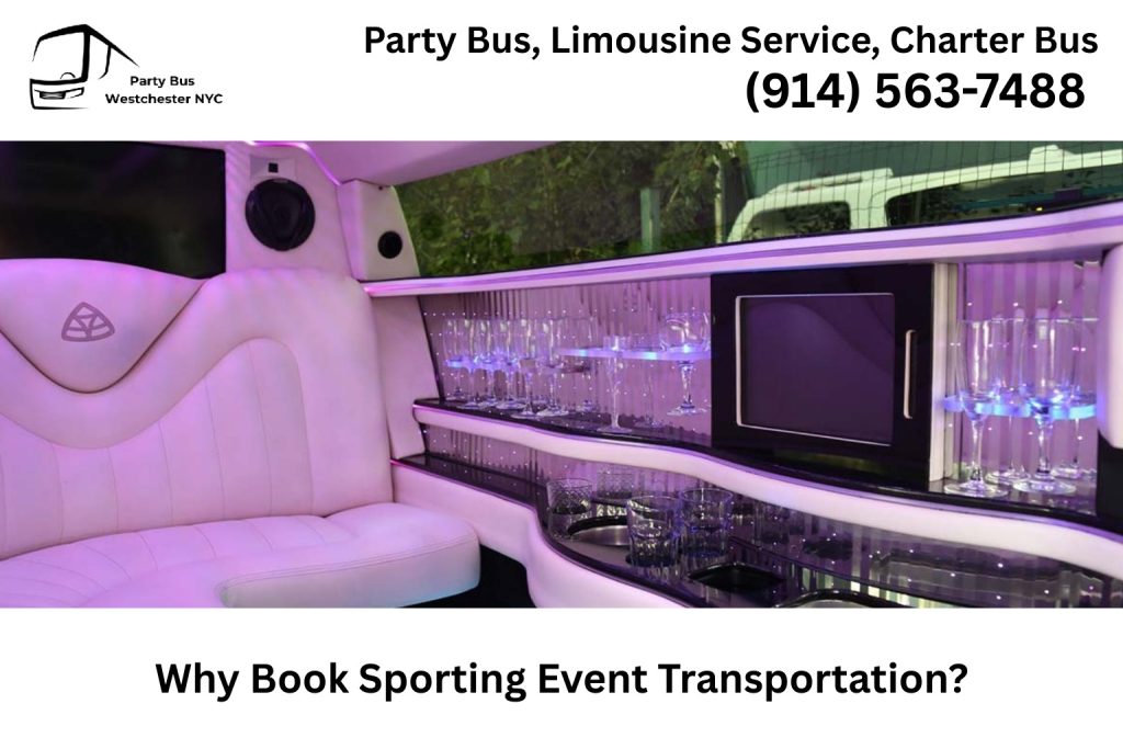 Connecticut sporting event party bus transportation