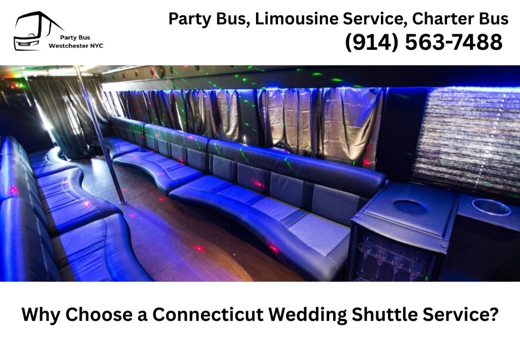Connecticut wedding shuttle service for guest transportation