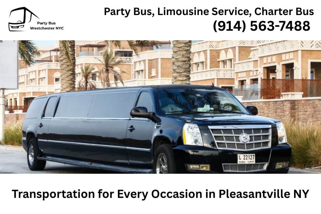 Luxury limousine transportation for weddings and events in Pleasantville NY