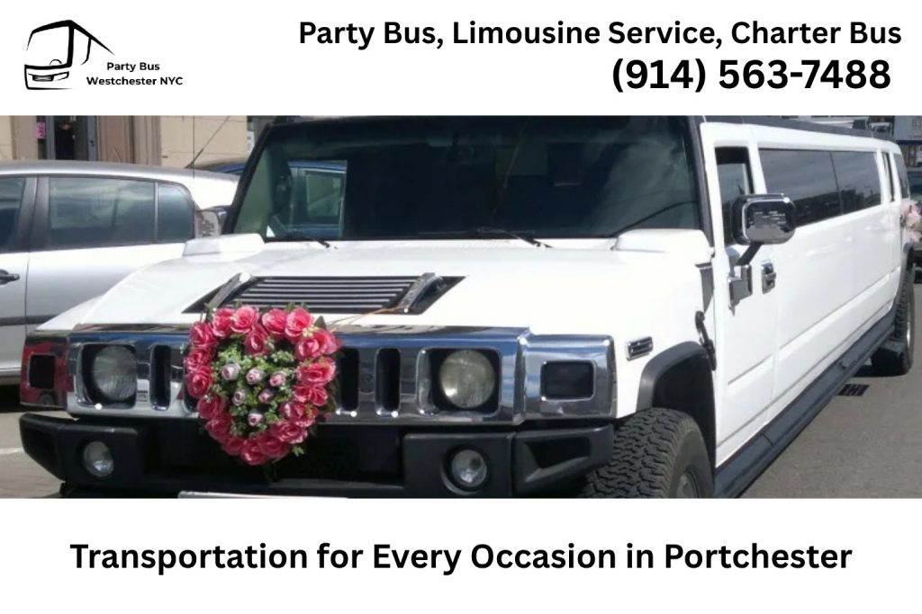 Luxury limousine transportation for weddings and events in Port Chester NY