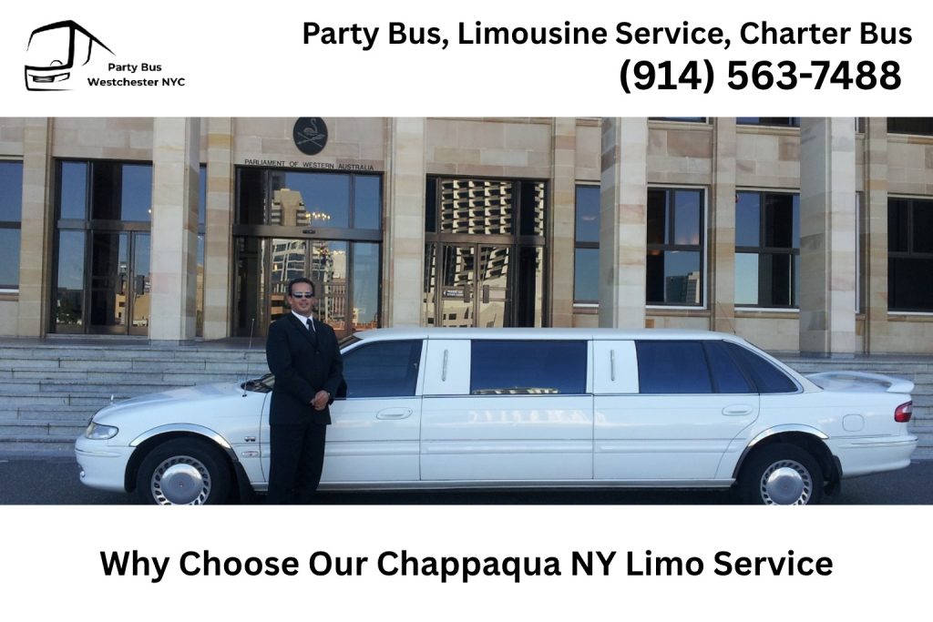 Professional Chappaqua NY limo service with luxury vehicle and chauffeur