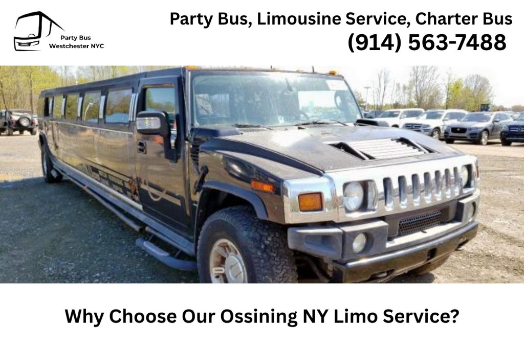 Professional Ossining NY limo service with luxury vehicle and chauffeur