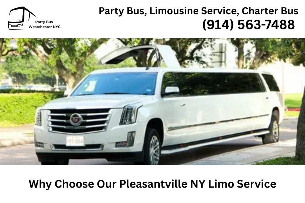 Professional Pleasantville NY limo service with luxury vehicle and chauffeur