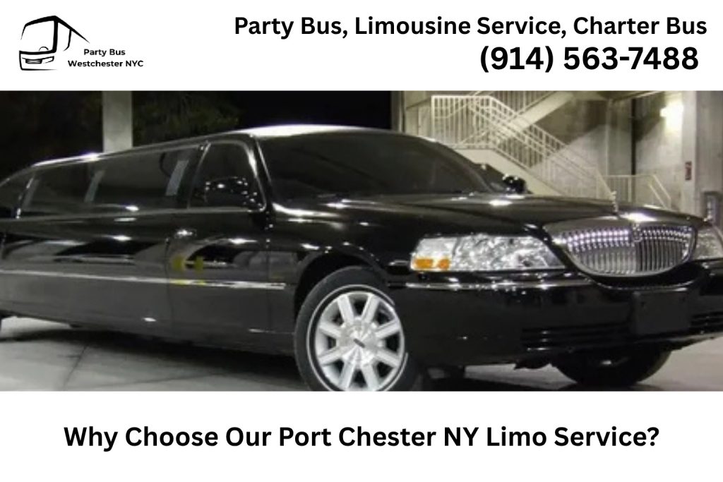 Professional Port Chester NY limo service with luxury vehicle and chauffeur