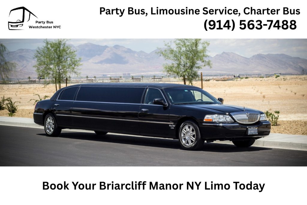 Book a luxury limo service in Briarcliff Manor NY today