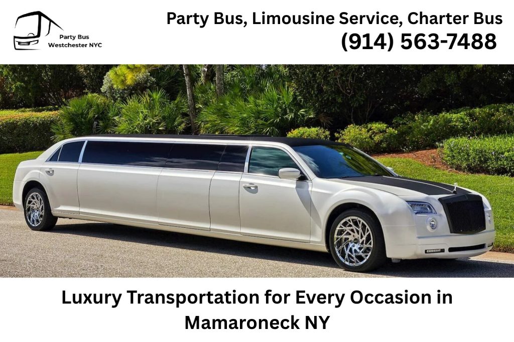 Luxury limousine transportation for weddings and events in Mamaroneck NY