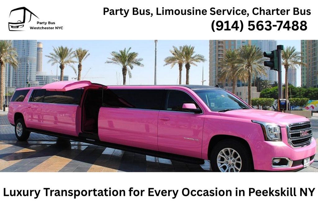 Luxury limousine transportation for weddings and events in Peekskill NY