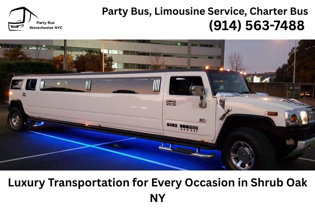 Elegant stretch limousine providing luxury transportation services in Shrub Oak NY for weddings, proms, corporate events and celebrations