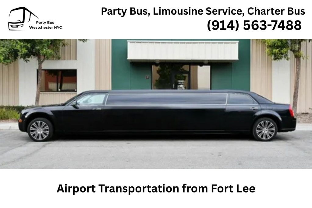 Fort Lee NJ airport limo service to Newark JFK LaGuardia and Teterboro Airport