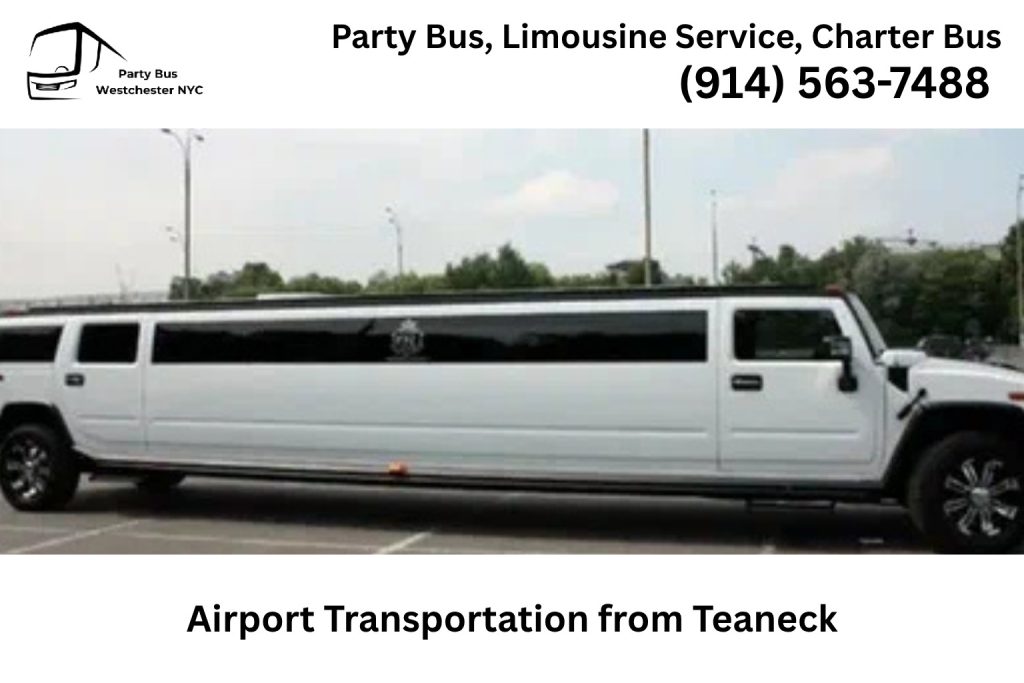 Teaneck NJ airport limo service to Newark JFK LaGuardia and Teterboro Airport