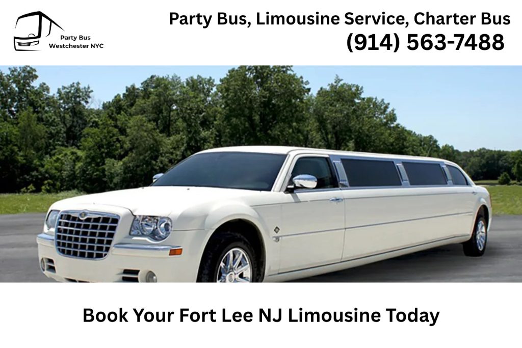 Book Fort Lee NJ limousine service for weddings airport transfers corporate travel and special events