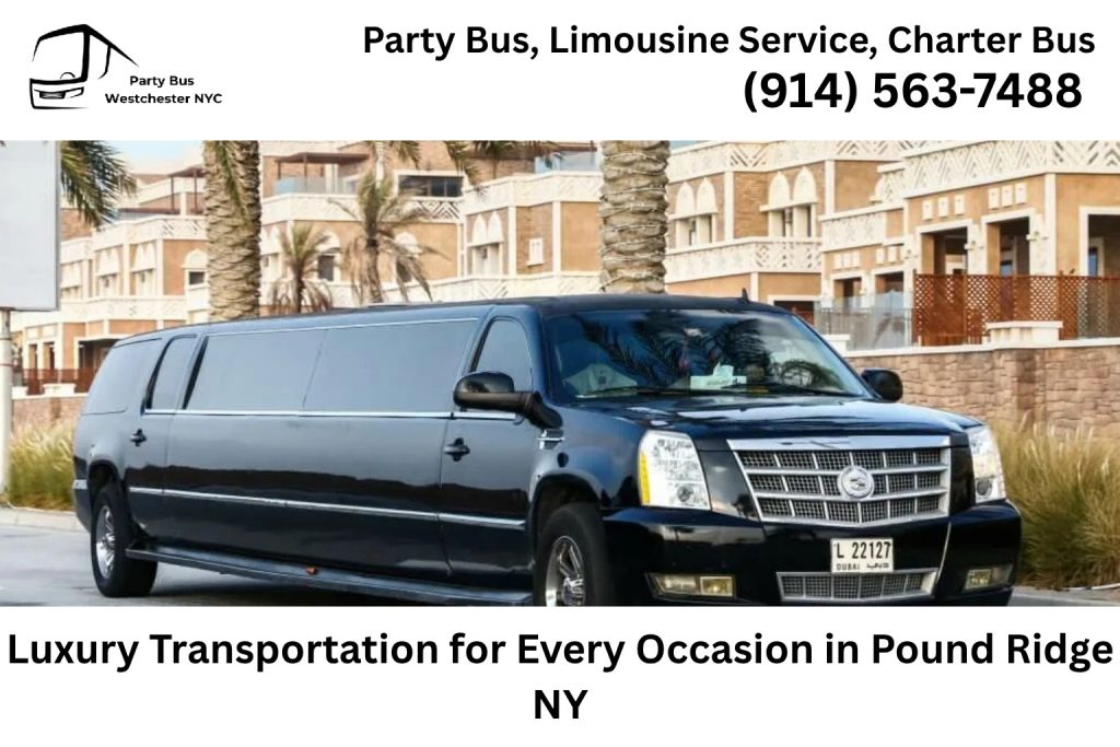 Luxury limousine transportation for weddings and events in Pound Ridge NY