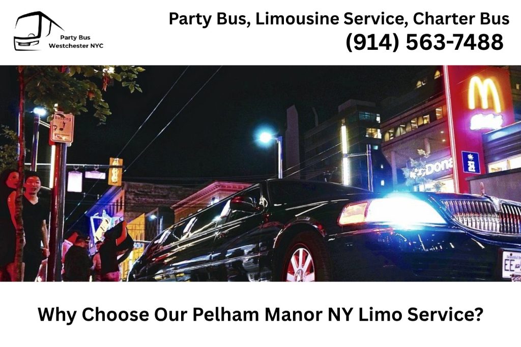 Professional Pelham Manor NY limo service with luxury vehicle and chauffeur