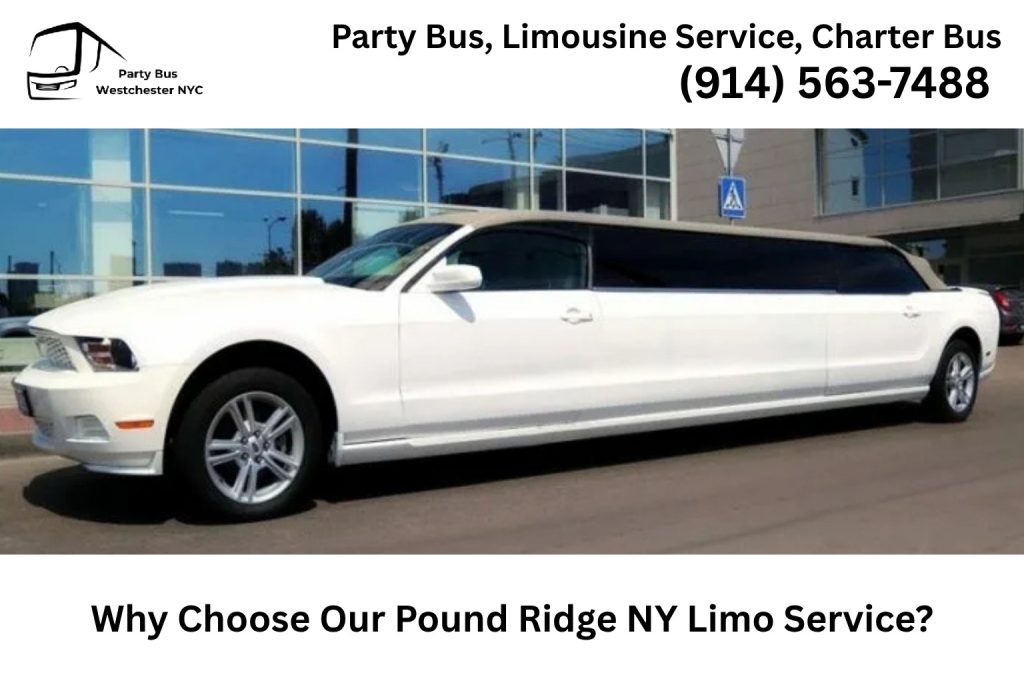 Professional Pound Ridge NY limo service with luxury vehicle and chauffeur