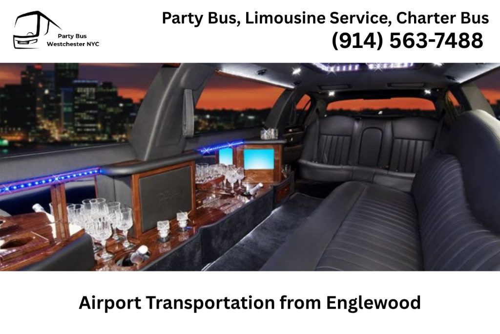Englewood NJ airport limo service to Newark JFK LaGuardia and Teterboro Airport