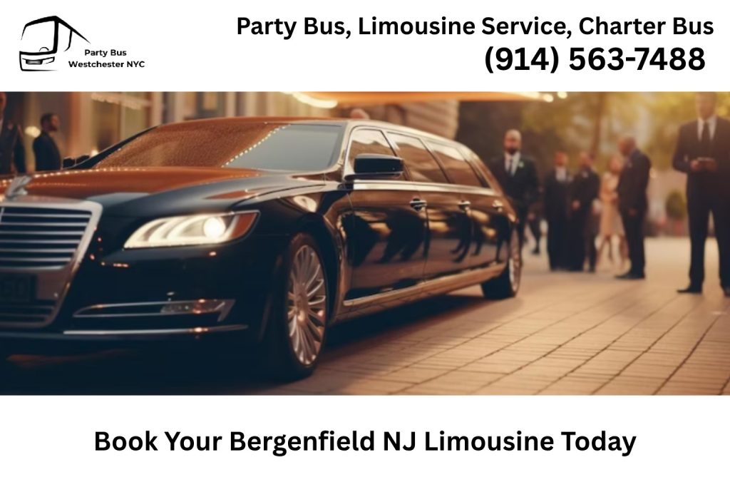 Book Bergenfield NJ limousine service for weddings airport transfers corporate travel and special events