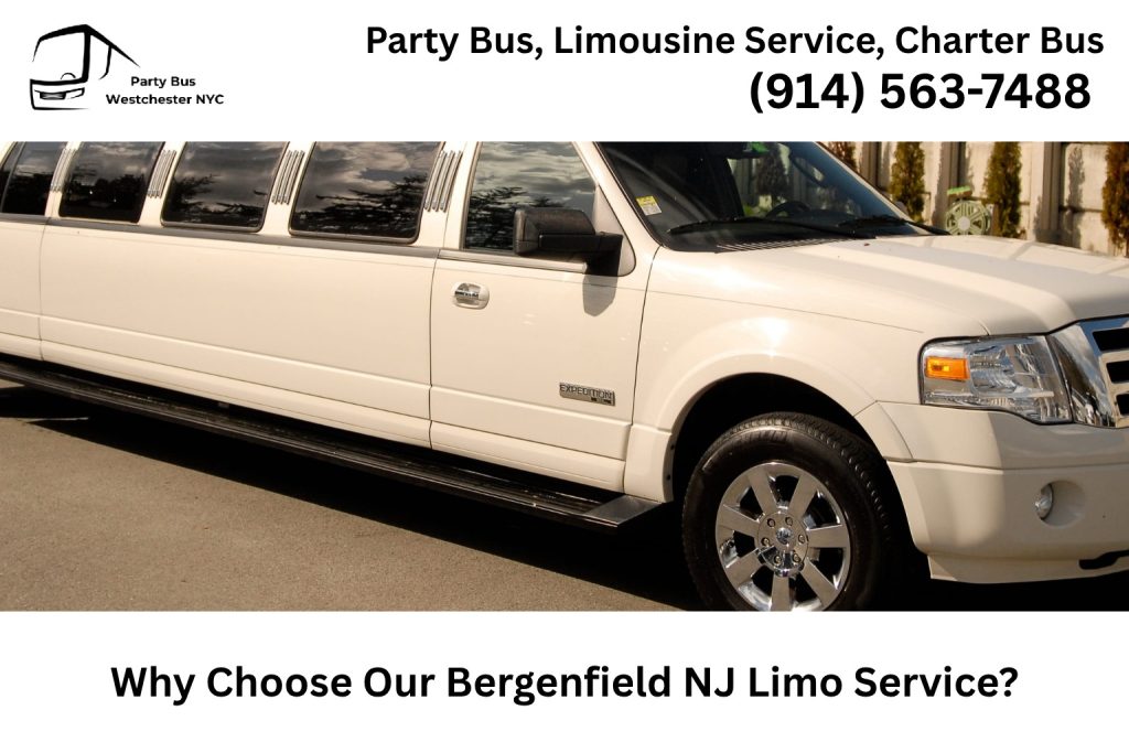 Luxury Bergenfield NJ limo service with professional chauffeur and premium limousine