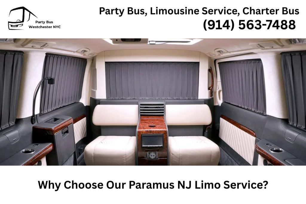 Luxury Paramus NJ limo service with professional chauffeur and premium limousine