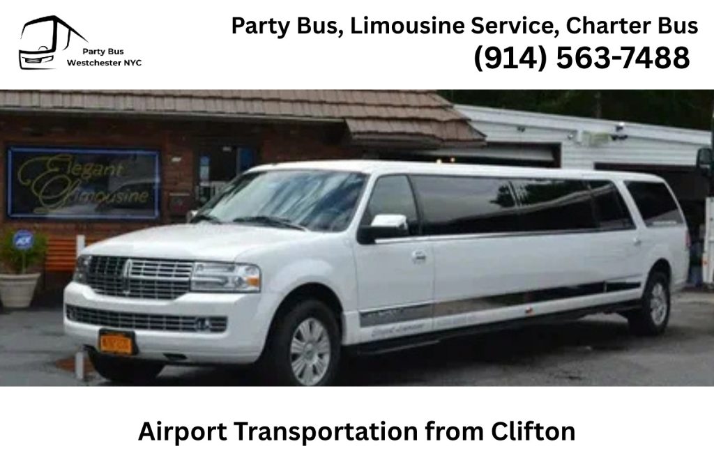 Clifton NJ airport limo service to Newark JFK LaGuardia and Teterboro Airport