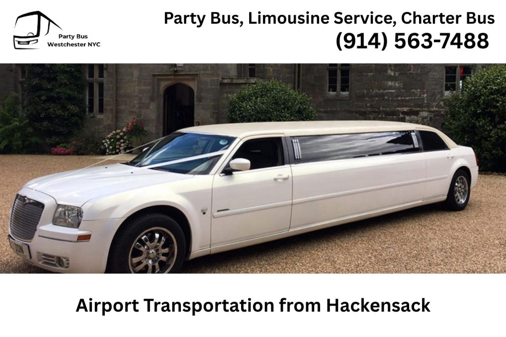 Hackensack NJ airport limo service to Newark JFK LaGuardia and Teterboro Airport