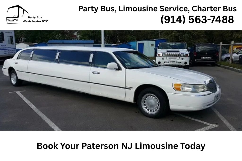 Book Paterson NJ limousine service for weddings airport transfers corporate travel and special events