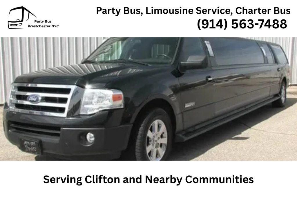 Clifton NJ limousine service serving Passaic Nutley Wayne and nearby communities