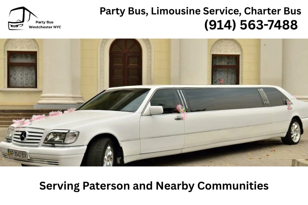 Paterson NJ limousine service serving Clifton Wayne Passaic and nearby communities