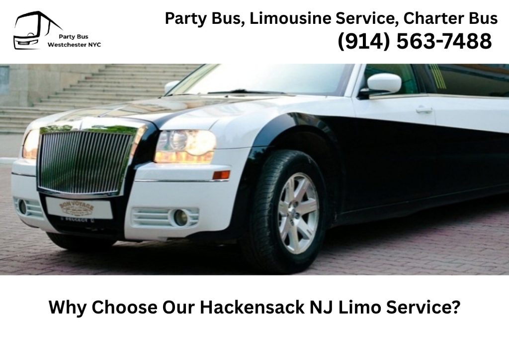 Luxury Hackensack NJ limo service with professional chauffeur and premium limousine