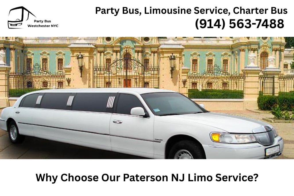 Luxury Paterson NJ limo service with professional chauffeur and premium limousine